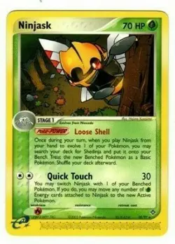 Pokemon Ninjask 18/97 near mint condition card non-holo Uncommon - Image 1