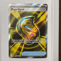 Pokemon Mega Signal 171/132 Me01: Mega Evolution Ultra Rare Full Art Holo Card - Image 1