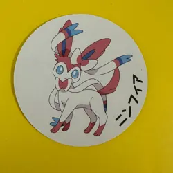 Sylveon 2016 Pikachu project promo Pokemon round card Nintendo Rare From Japan - Image 2