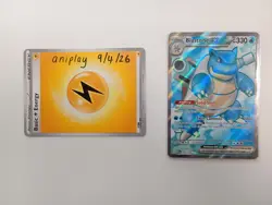 Blastoise ex 184/165 Ultra Rare SV151 Near Mint Pokemon Card - Image 1