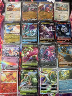 Pokemon 16 Card Lot nm V Max Mega Amazing Ex HOLO Rare Hits Only C77 - Image 1