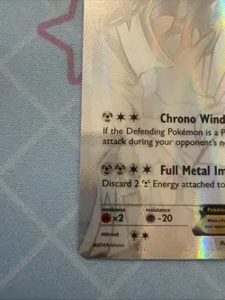 Pokemon TCG Dialga EX Full Art 122/119 Secret Rare Card XY Phantom Forces - Image 4