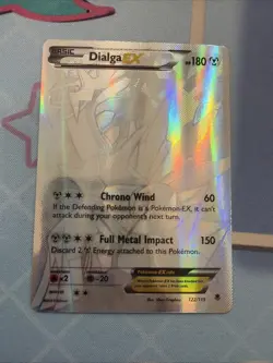 Pokemon TCG Dialga EX Full Art 122/119 Secret Rare Card XY Phantom Forces - Image 5