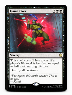 Game Over [Commander: Teenage Mutant Ninja Turtles] MTG TMC 0018 NM 💀 - Image 3