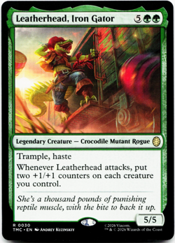 Leatherhead, Iron Gator [Commander: Teenage Mutant Ninja Turtles] MTG NM 🌳 - Image 1