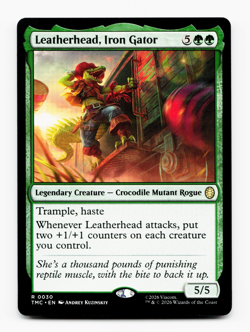 Leatherhead, Iron Gator [Commander: Teenage Mutant Ninja Turtles] MTG NM 🌳 - Image 3