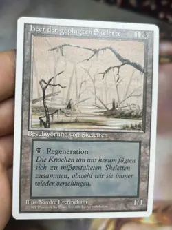 German Misprint Drudge Skeletons Swamp With Regenerate • NM/Unplayed • Mtg 2028 - Image 1