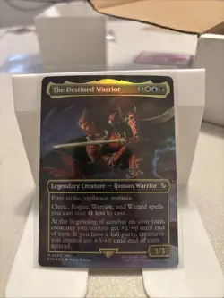The Destined Warrior (Borderless) Commander: Final Fantasy Foil - Image 1
