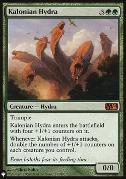 Magic the Gathering MTG Kalonian Hydra (180) The List LP - Image 1