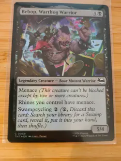 MTG Bebop, Warthog Warrior (FOIL) 0059 Teenage Mutant Ninja Turtles M/NM - Image 1