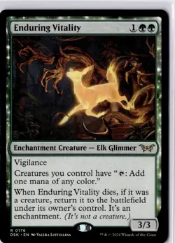 Enduring Vitality Duskmourn: House of Horror Regular NM R 0176 - Image 1