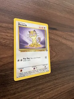 Meowth 56/64 Jungle-Unlimited Edition Regular-Pokemon TCG-Vintage-NM - Image 3
