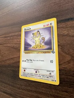 Meowth 56/64 Jungle-Unlimited Edition Regular-Pokemon TCG-Vintage-NM - Image 4