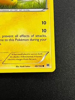 Pikachu 48/162- BREAKthrough- Regular Common Pokemon TCG Card LP - Image 3