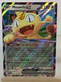 Pokemon Meowth ex 062/088 ME03 Perfect Order Holo EN English - Image 1