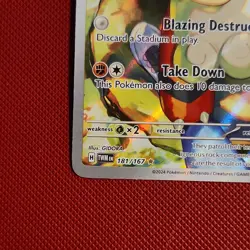 Pokemon Hisuian Growlithe 181/167 Sv06 Illustration Rare Holo Basic GIDORA 2024 - Image 5