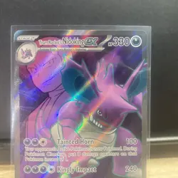Pokemon TCG Team Rocket's Nidoking ex 216/182 SV10 Ultra Rare Holo 330 HP - Image 3