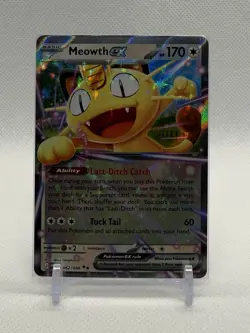 Meowth ex 062/088 - ME03: Perfect Order (ME03) Double Rare English Pokemon - Image 1
