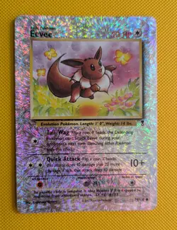 2002 Eevee 74/110 Reverse Holo Pokemon Card - Image 1
