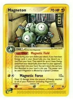 Pokemon Magneton 17/97 near mint condition card non-holo Rare - Image 1