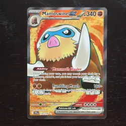 Mamoswine ex 174/159 Pokemon Journey Together SV09 Full Art Ultra Rare Holo NM - Image 1