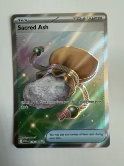 Pokemon TCG Sacred Ash Trainer-Item Ultra Rare Perfect Order 115/088 - Image 1