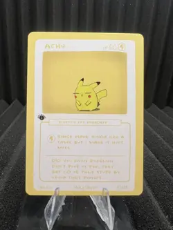 Achu (Pikachu) 10/25 - 1st Edition Pokederp First Print Fan Art- Pokemon - Image 1