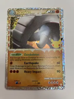 Pokemon TCG Donphan (Prime) Celebrations: Classic Collection 107/123 Holo - Image 1