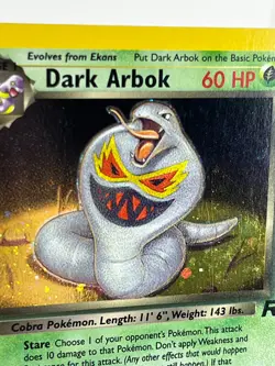 Dark Arbok 2/82 - Team Rocket - Holo - Pokemon - NM - Image 2
