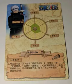 TRAFALGAR LAW R One Piece Anime TCG CCG Anime Trading Card HZ01010 RARE - Image 3