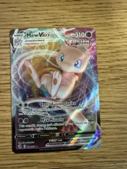 Pokemon Mew VMAX Ultra Rare Holofoil SWSH08: Fusion Strike 2021 114/264 NM - Image 1