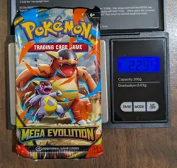 Mega Evolution Booster Pack - Very Heavy 22.95g - Pokemon TCG - New Sealed - Image 1
