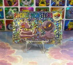 Pokemon Holo Arbok Evolution Vintage Pocket Monsters Prism Sticker 1998 Bandai - Image 3