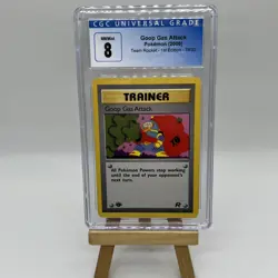 2000 POKEMON ROCKET 1ST EDITION #78 GOOP GAS ATTACK PSA 8 - Image 1