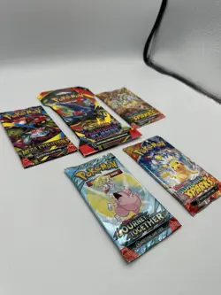 Pokemon TCG Mixed Booster Pack Lot – 5 Sealed Packs Various Sets – Art May Vary - Image 2