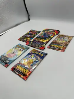 Pokemon TCG Mixed Booster Pack Lot – 5 Sealed Packs Various Sets – Art May Vary - Image 3