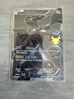 Pokemon TCG Zekrom 114/114 Pokemon Celebrations Full Art Ultra Rare Holo NM - Image 1