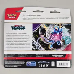 Pokemon Scarlett & Violett Temporal Forces 3 pack Cyclizar Sealed NEW Ships FAST - Image 2
