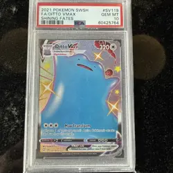 2021 POKEMON SWORD & SHIELD SHINING FATES SV119 DITTO VMAX PSA 10 - Image 1