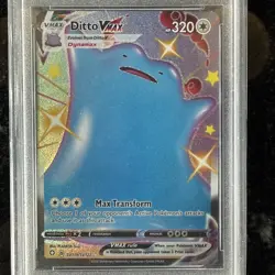 2021 POKEMON SWORD & SHIELD SHINING FATES SV119 DITTO VMAX PSA 10 - Image 4