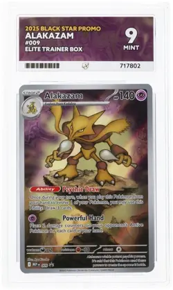 Pokemon TCG - Alakazam 009 - Black Star Promo - ACE 9 - Image 1