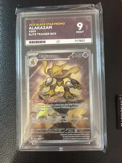Pokemon TCG - Alakazam 009 - Black Star Promo - ACE 9 - Image 3