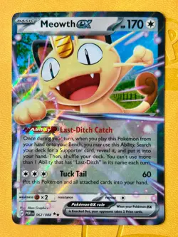 Meowth ex 062/088 Me03: Perfect Order Pokemon TCG NM - Image 1