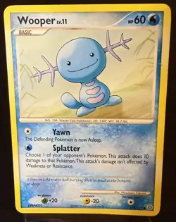 Wooper Normal Common Secret Wonders 118/132 Pokemon TCG - Image 1