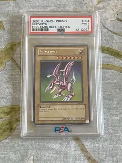 Yu-Gi-Oh! Seiyaryu - Dark Duel Stories Promo DDS-004 - PSA 9 Mint - Image 1