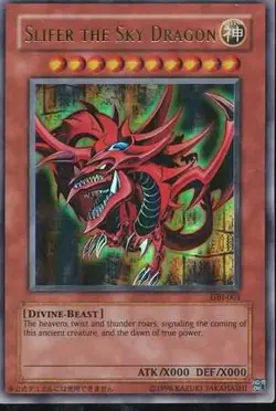 Yugioh! LP Slifer the Sky Dragon - GBI-001 - Ultra Rare - Limited Edition Lightl - Image 1