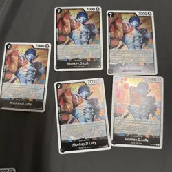 Monkey.D.Luffy OP15-092 Rare Adventure on Kami's Island One Piece Foil NM (x5) - Image 1