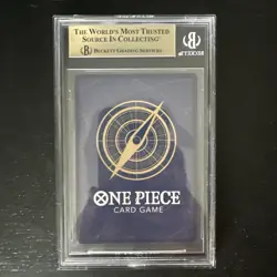 Portgas.D.Ace (SP) OP13 *ERROR* Wanted Poster One Piece English BGS 10 PRISTINE - Image 2