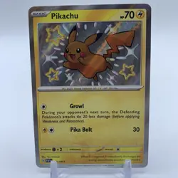 Pikachu 131/091 Holo Shiny Rare SV Paldean Fates 2024 Pokemon PAF - Image 1