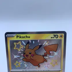 Pikachu 131/091 Holo Shiny Rare SV Paldean Fates 2024 Pokemon PAF - Image 2